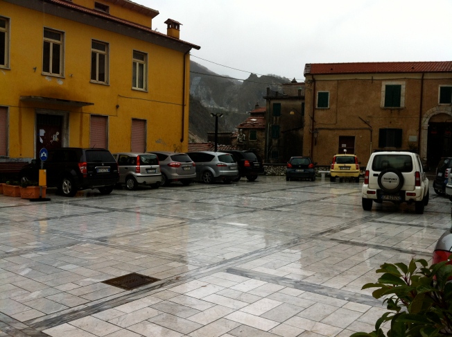 It was pouring cats and dogs the day we visited Colonnata...we were literally the only people there...and a cafe owner wanted to know how we had gotten there because the town had been cut off from the outside world for 5 days because of landslides
